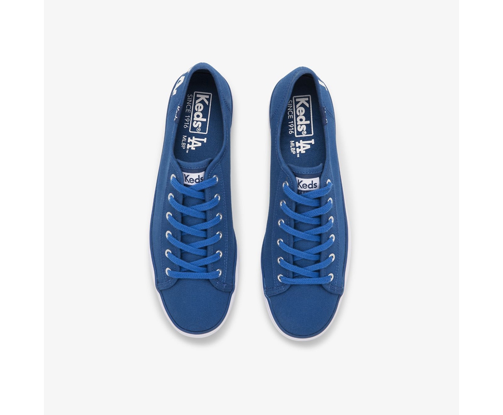 Womens Keds Sneakers - Triple Kick MLB® - Blue - 3719-ZSHKM